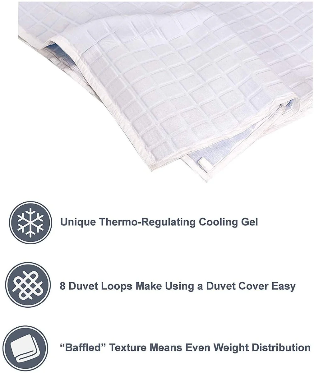 Opulence Glacier Blanket | Cooling & Weighted - Image 9