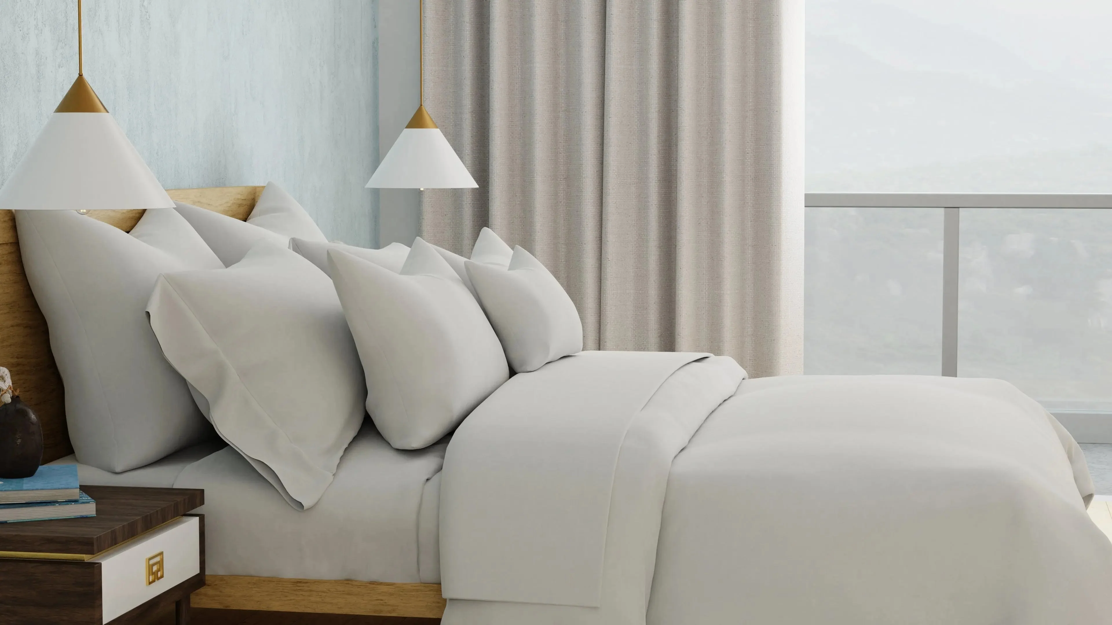 Delilah Home Organic Cotton Bedding Collection | Sheets & Duvet Covers - Image 14