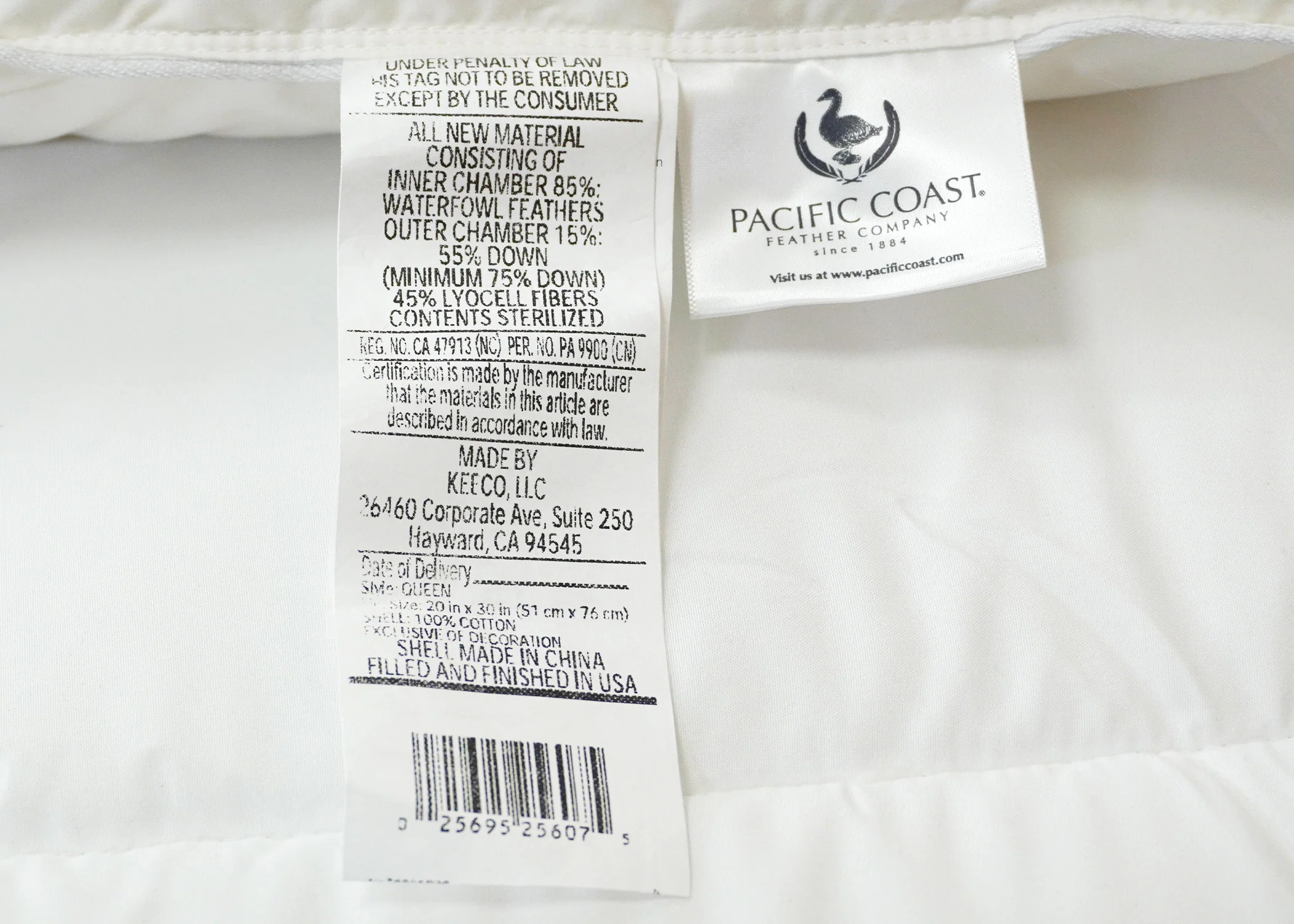 Pacific Coast Feather Tria Down & Feather Pillow - Featured at Many Ritz-Carlton® Hotels - Image 7