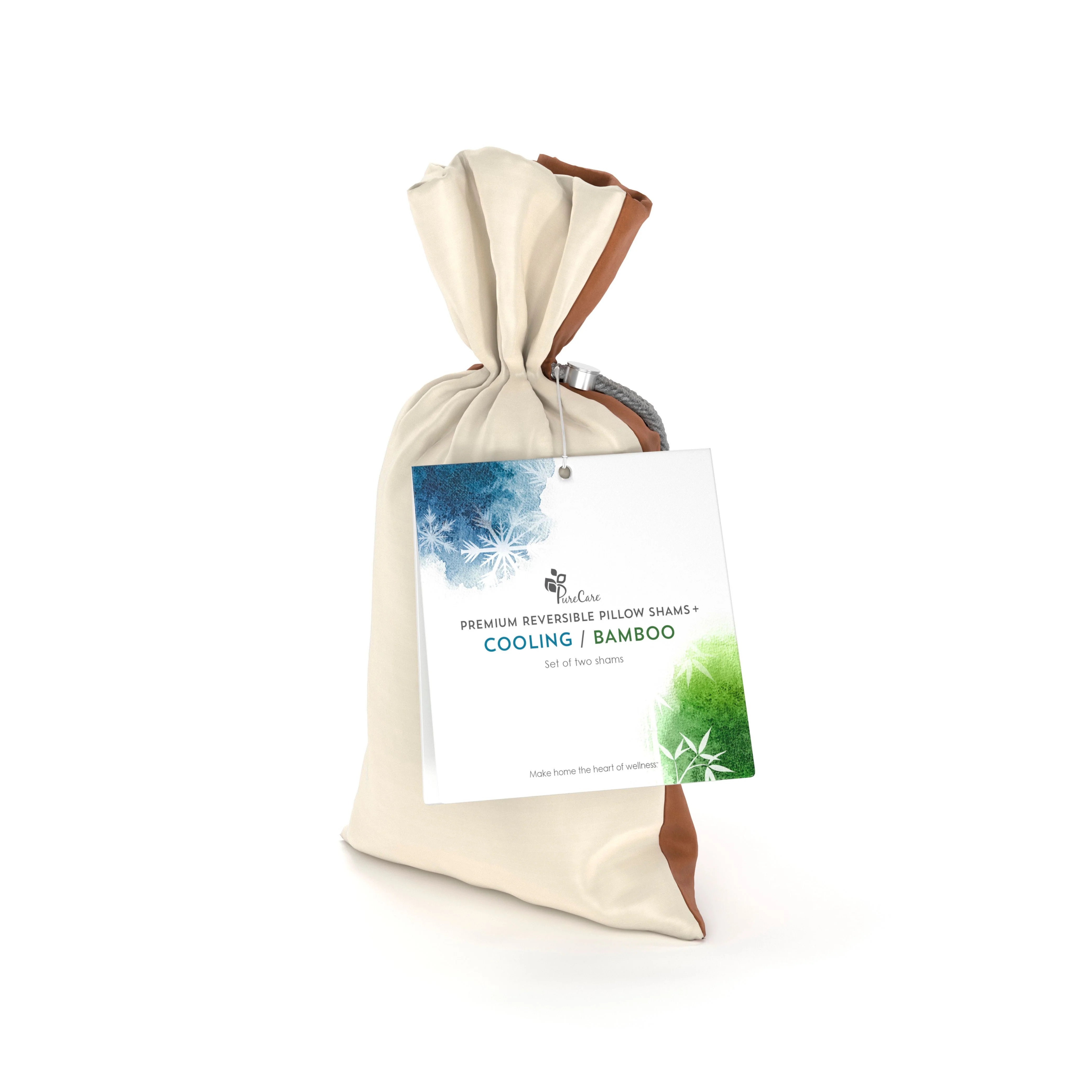 PureCare Pillow Sham Set | Cooling Bamboo - Image 9