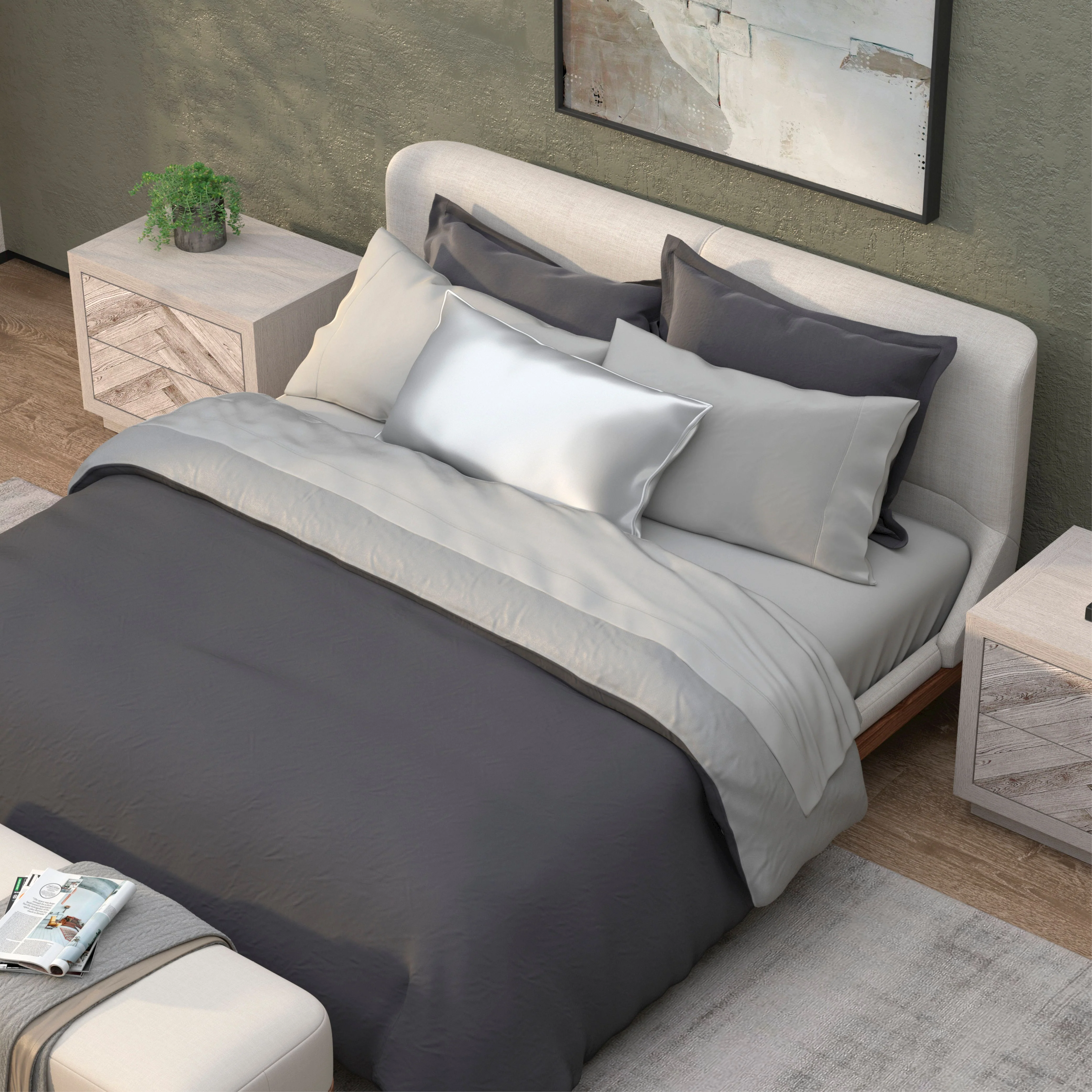 PureCare Pillow Sham Set | Soft Touch Bamboo - Image 7