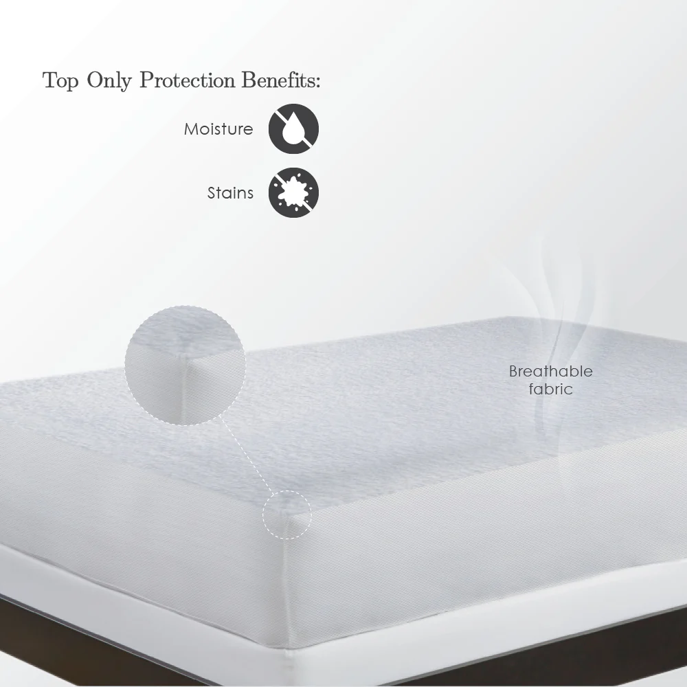 PureCare StainGuard Cotton Terry 1-Sided Mattress Protector - Image 3