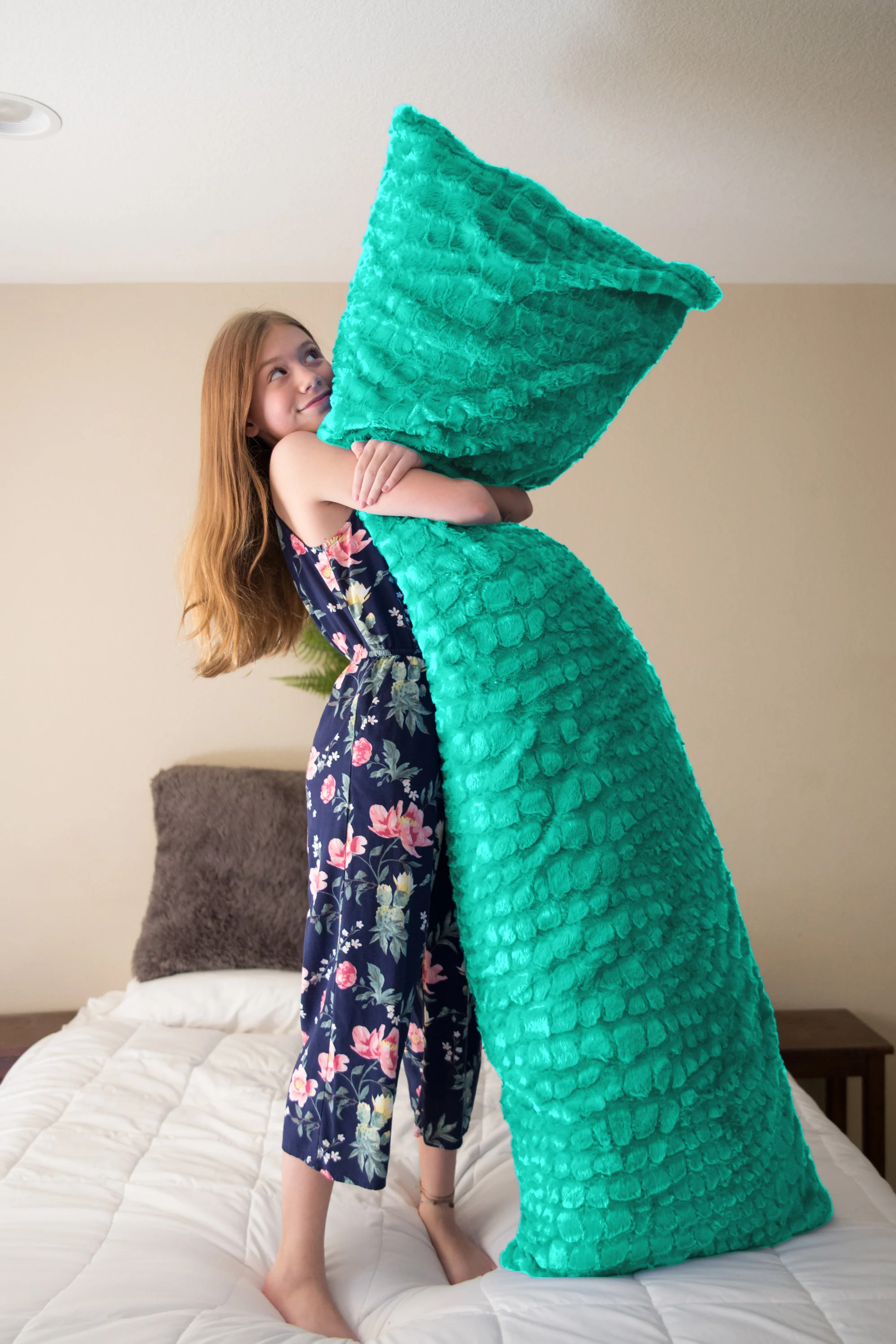 Pillowtex Body Pillow Cover | Colorful Plush Faux Fur - Image 20