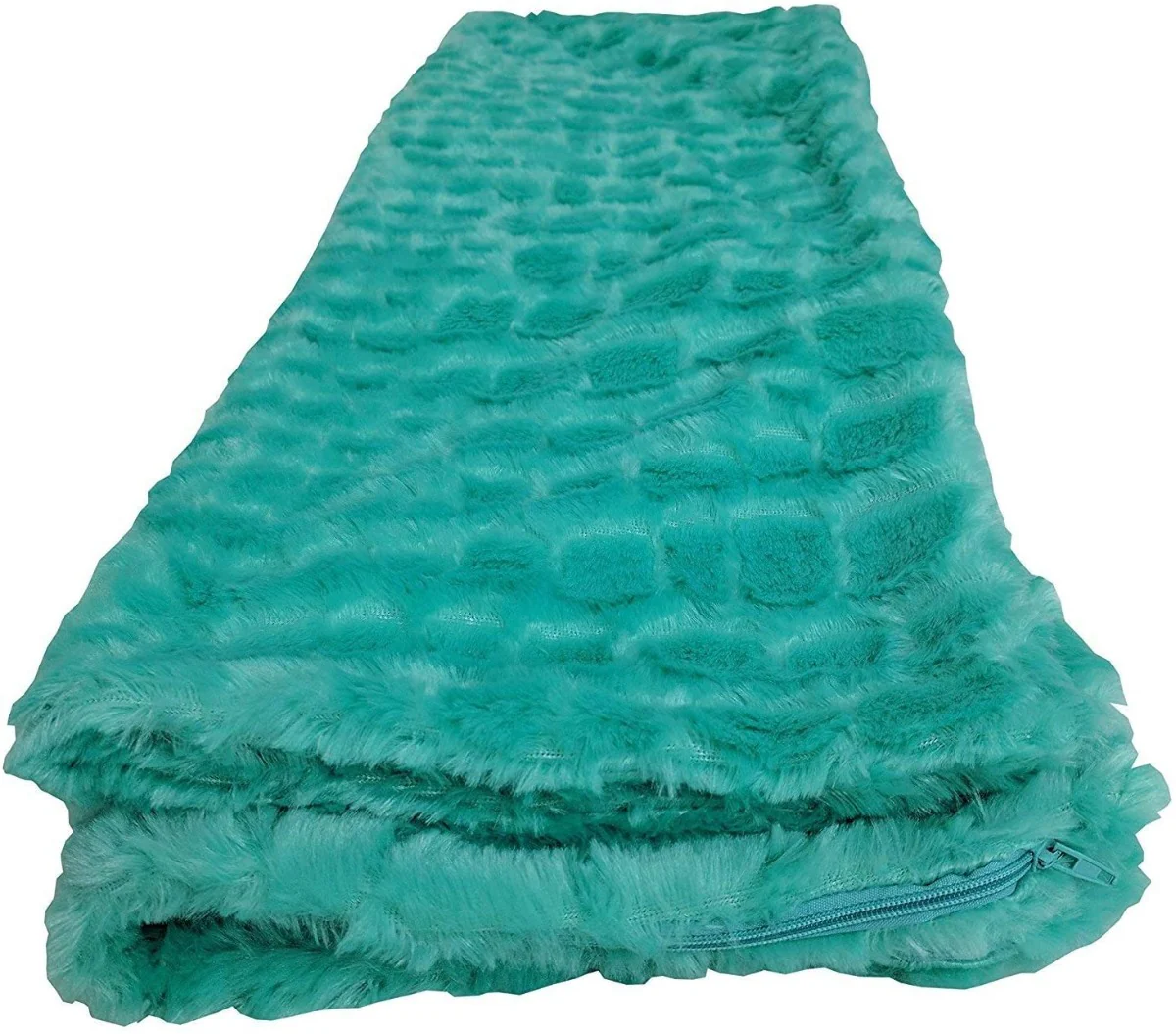 Pillowtex Body Pillow Cover | Colorful Plush Faux Fur - Image 4
