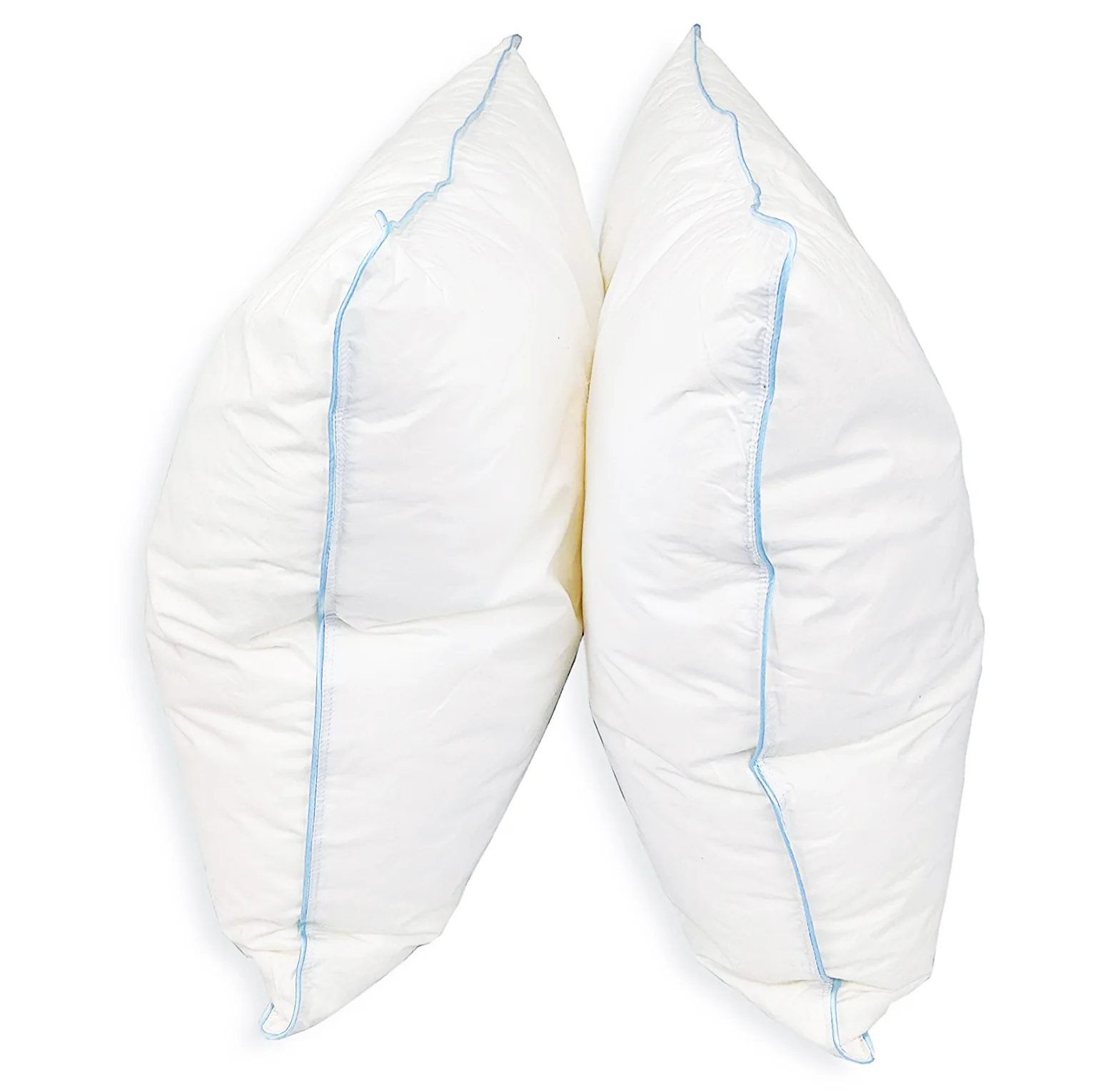 Pillowtex Blue Cord Pillow | One-Size-Fits-Most Versatile Polyester Pillow - Image 2