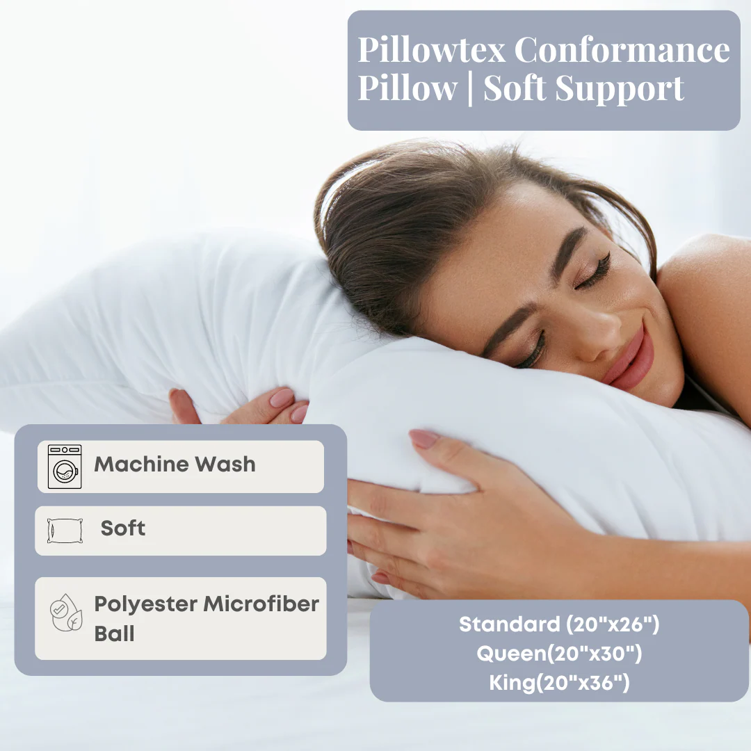 Pillowtex Conformance Pillow | Soft Support - Image 6