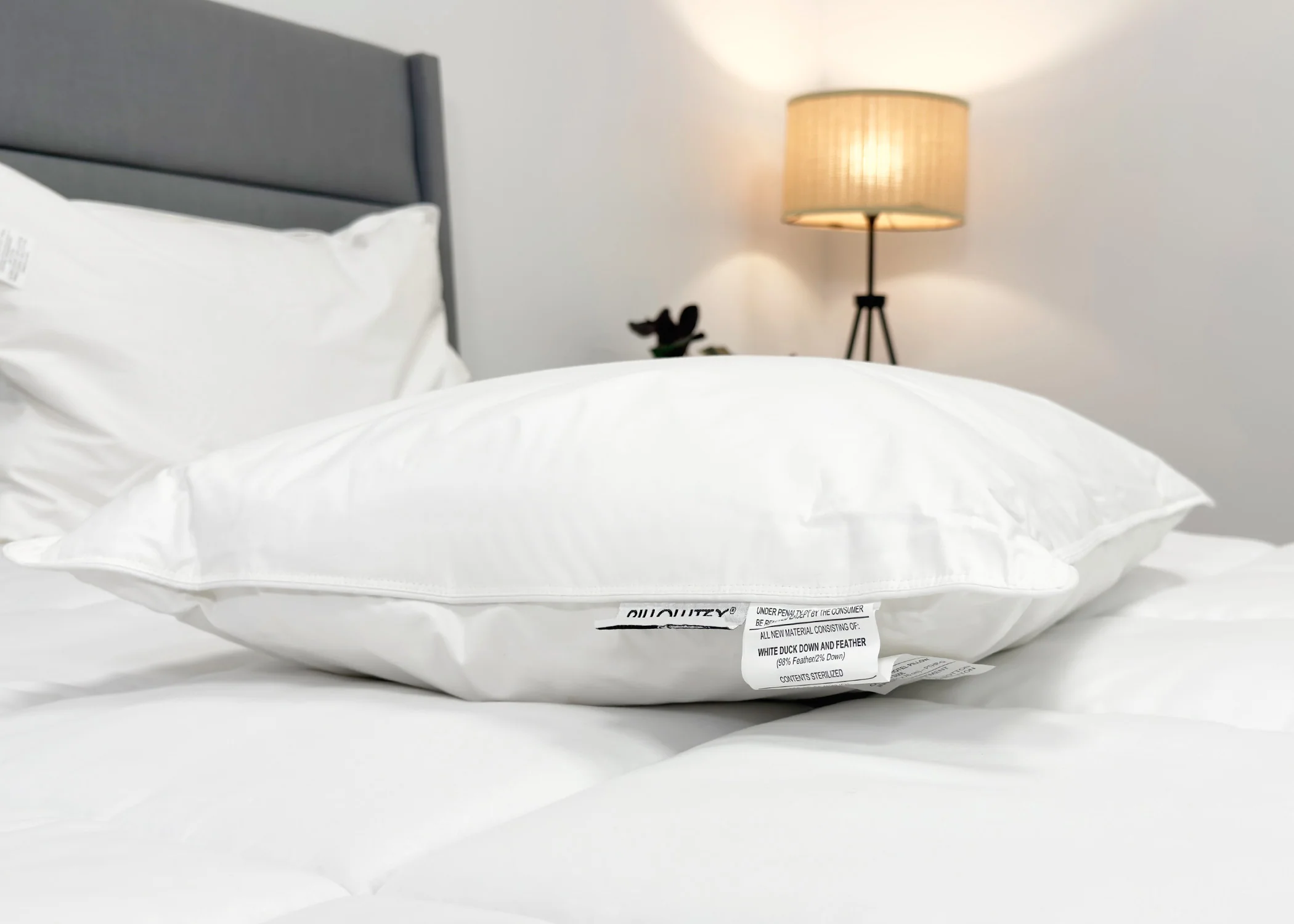Pillowtex Hotel Feather and Down Pillow Set (Includes 2 Pillows) - Image 6