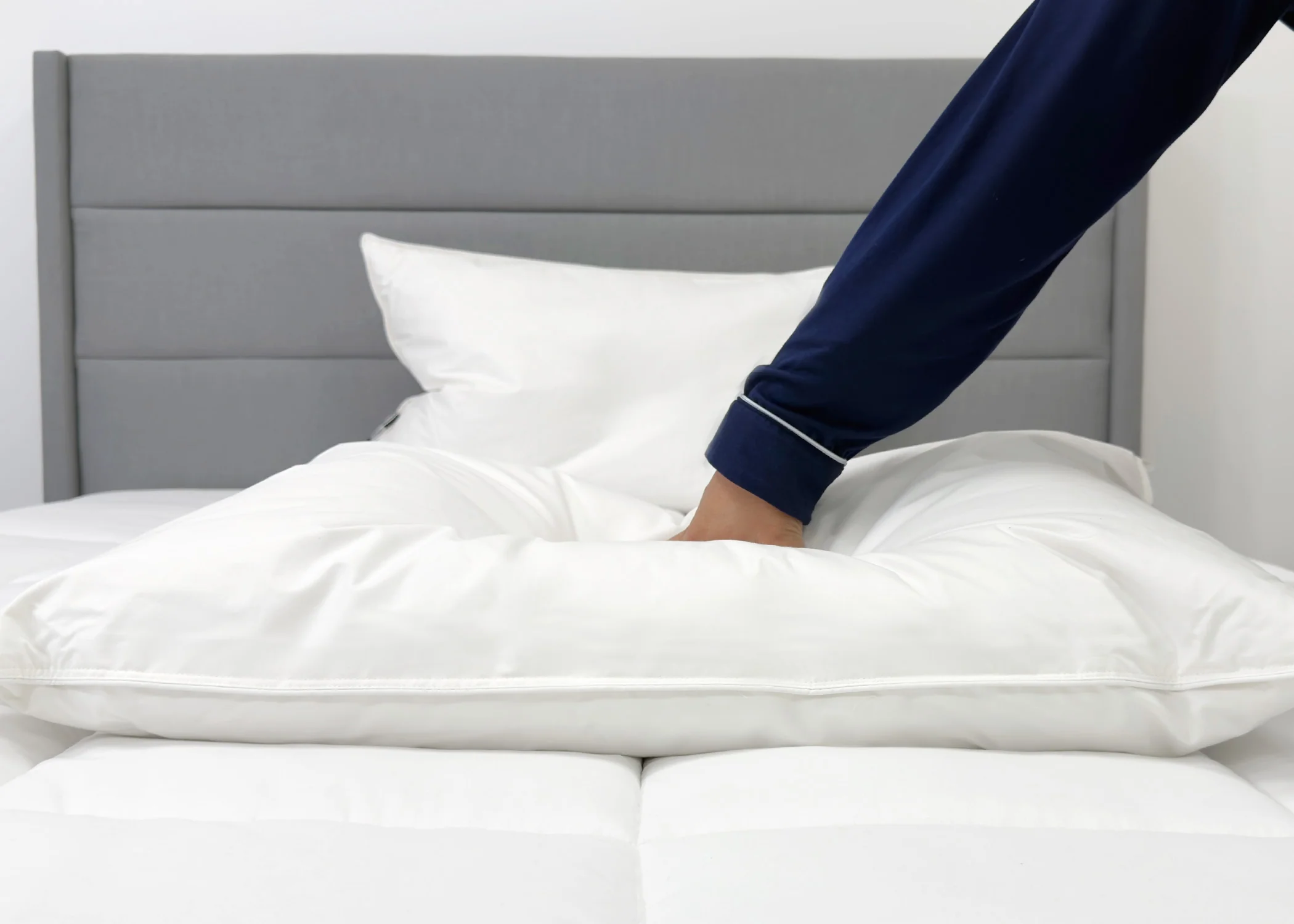 Pillowtex Hotel Feather and Down Pillow Set (Includes 2 Pillows) - Image 8