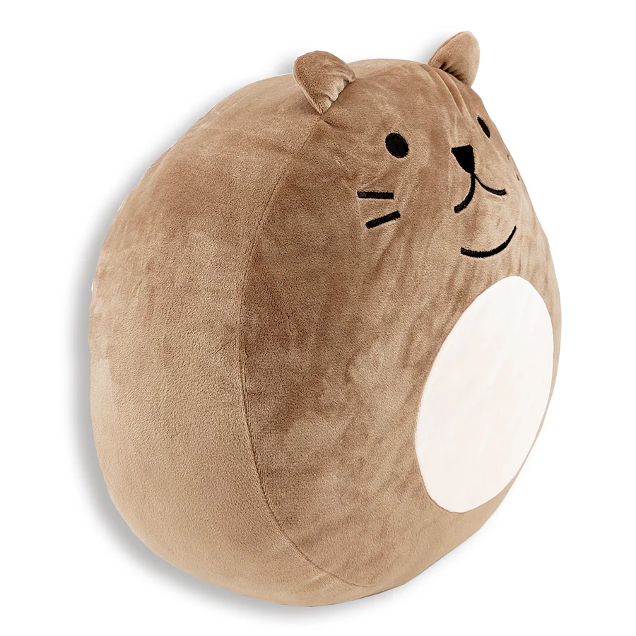 Squishy Polyester Cat Pillow with Tail & Ears | Purr-cilla The Cat - Image 15
