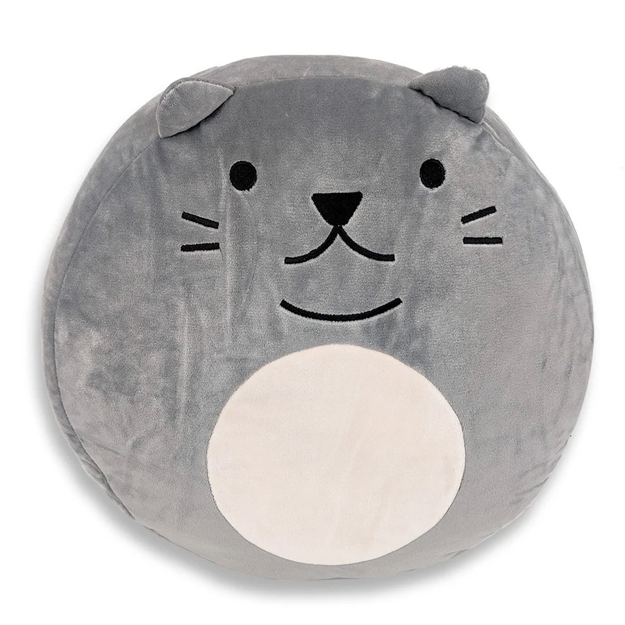 Squishy Polyester Cat Pillow with Tail & Ears | Purr-cilla The Cat - Image 8