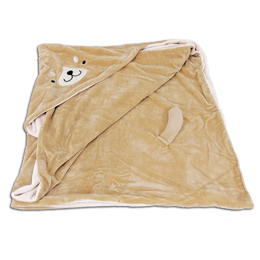 Hooded Animal Blanket for Kids | Wylie The Dog - Image 5