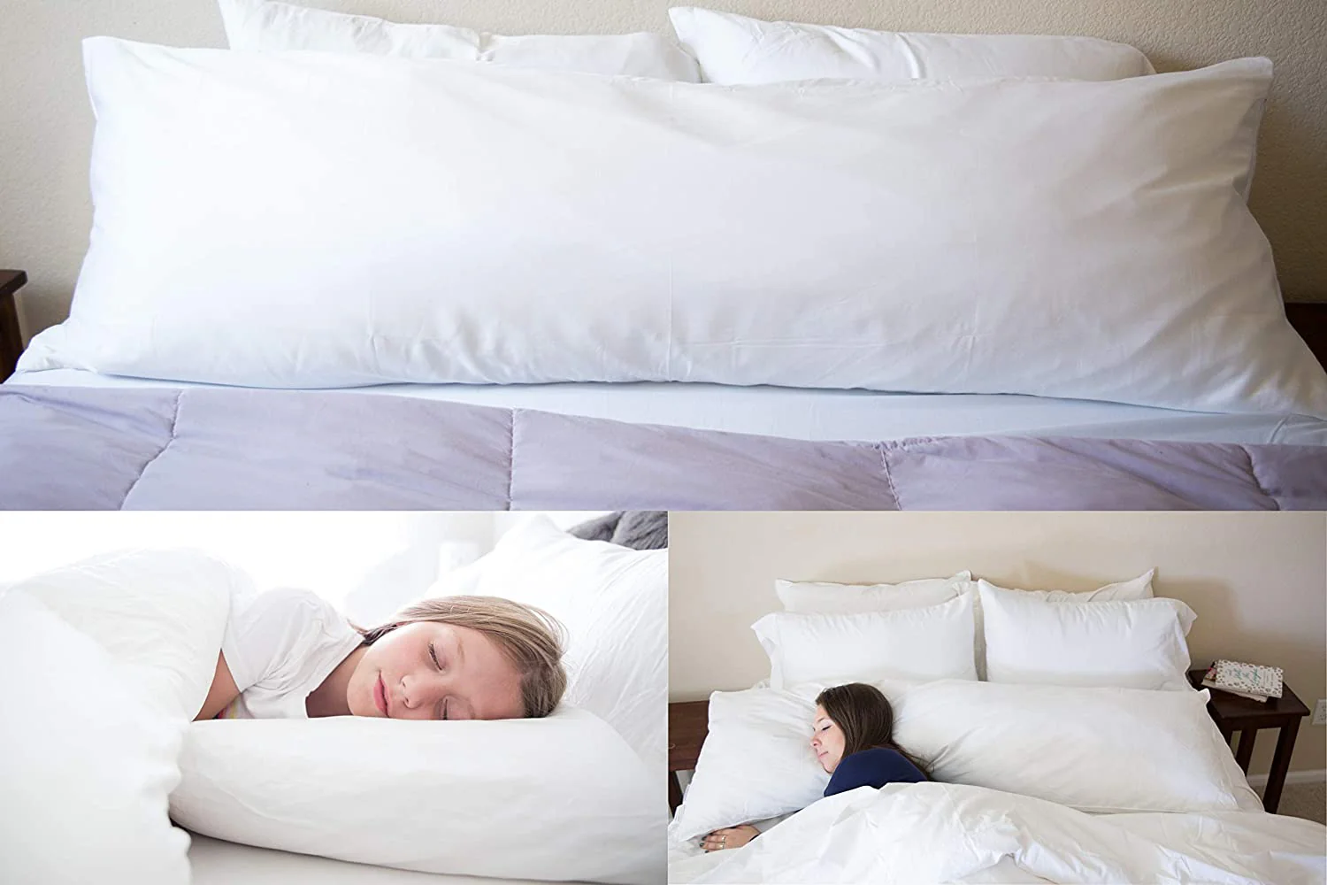 Pillowtex Premium Polyester Body Pillow | Medium Support - Image 6