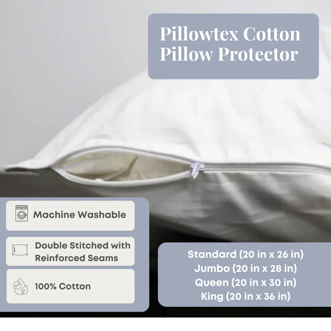 Pillowtex Cotton Pillow Protector - Image 3