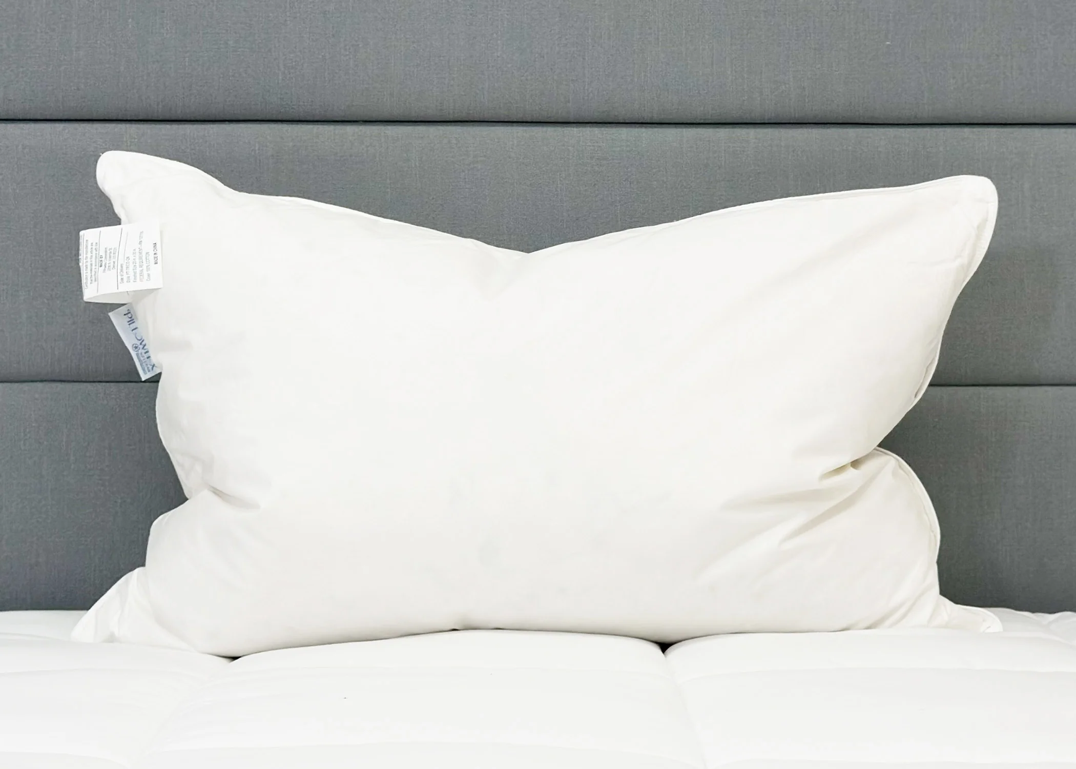 Pillowtex Triple Core White Duck Down & Feather Pillow| Medium-Soft Support - Image 2