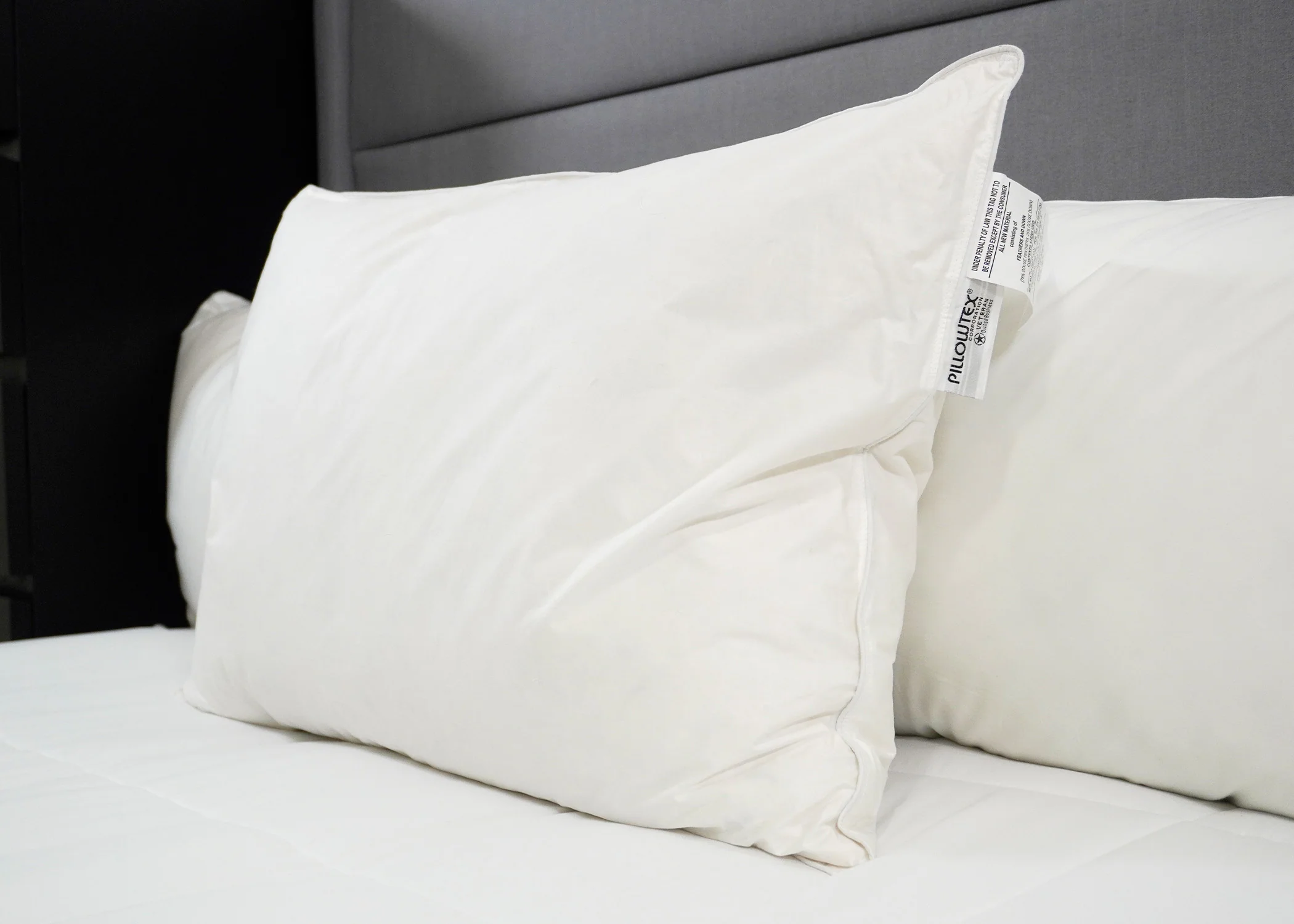 Pillowtex White Goose Down & Feather Pillow | 75% Feather/25% Down - Image 4
