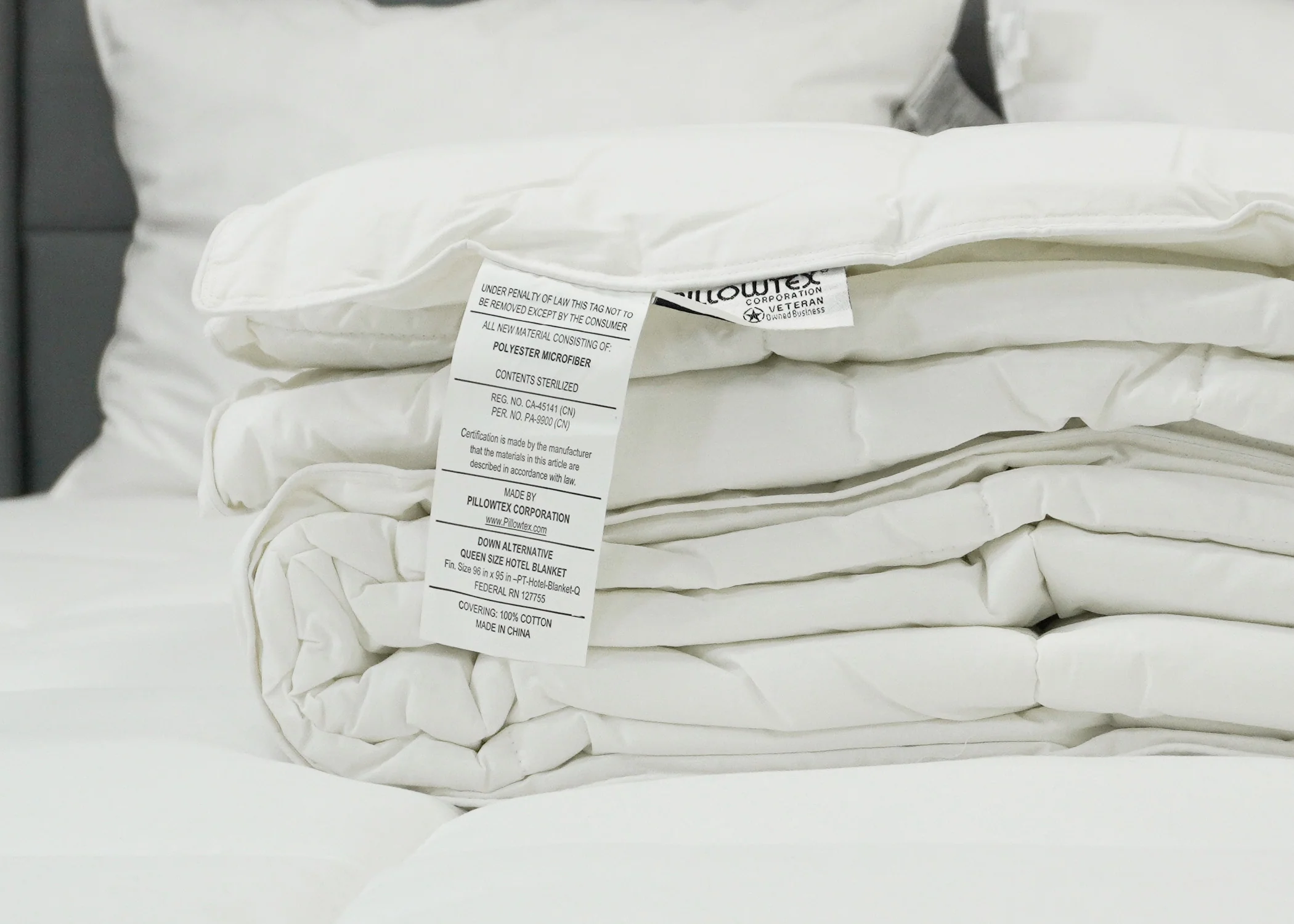 Pillowtex Hotel Blanket | Soft Fabric & Silky Smooth Fill - Image 5