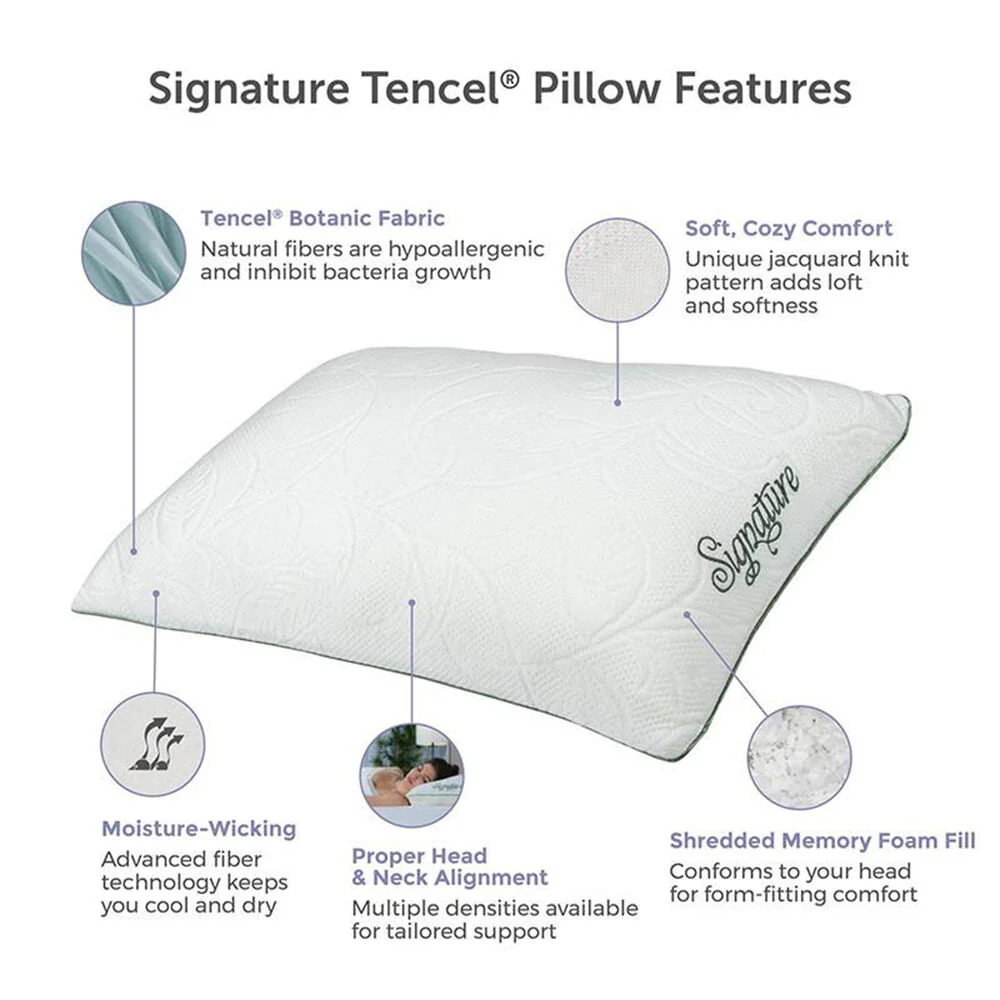 Protect-A-Bed Naturals Pillow | Cooling Memory Foam - Image 3