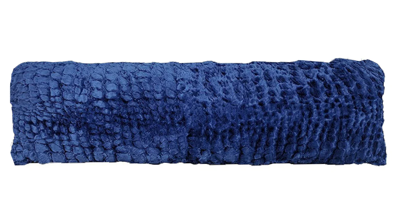 Pillowtex Plush Body Pillow with Cover | Colorful Faux Fur - Image 4