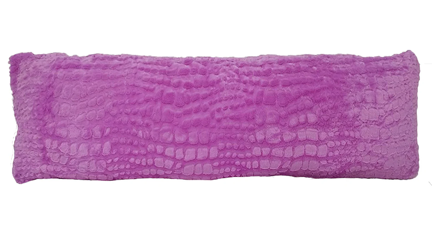 Pillowtex Plush Body Pillow with Cover | Colorful Faux Fur - Image 5