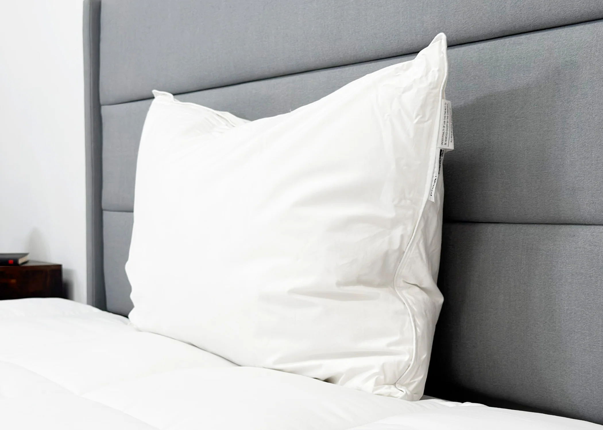 Pillowtex High End White Goose Down Pillow | Medium-Firm Support