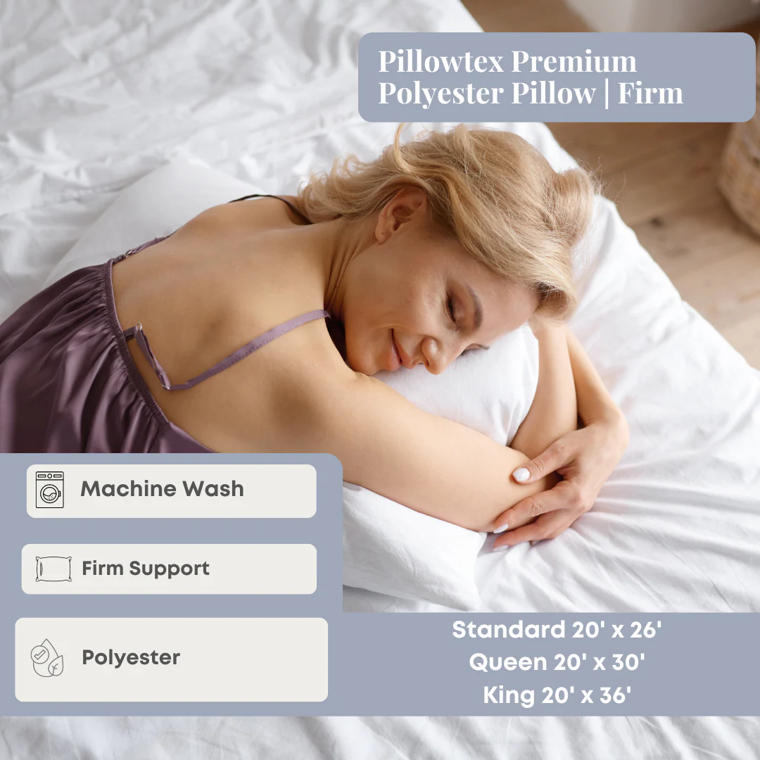 Pillowtex Premium Polyester Pillow | Firm - Image 11