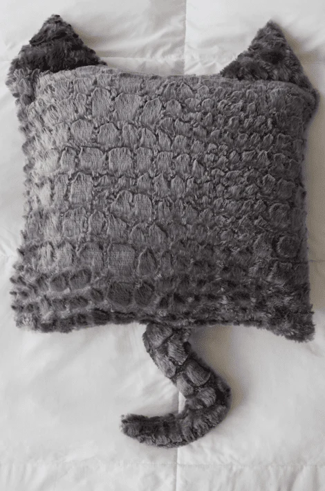 Pillowtex Plush Cat Ear Throw Decorative Pillow Cover - Image 5
