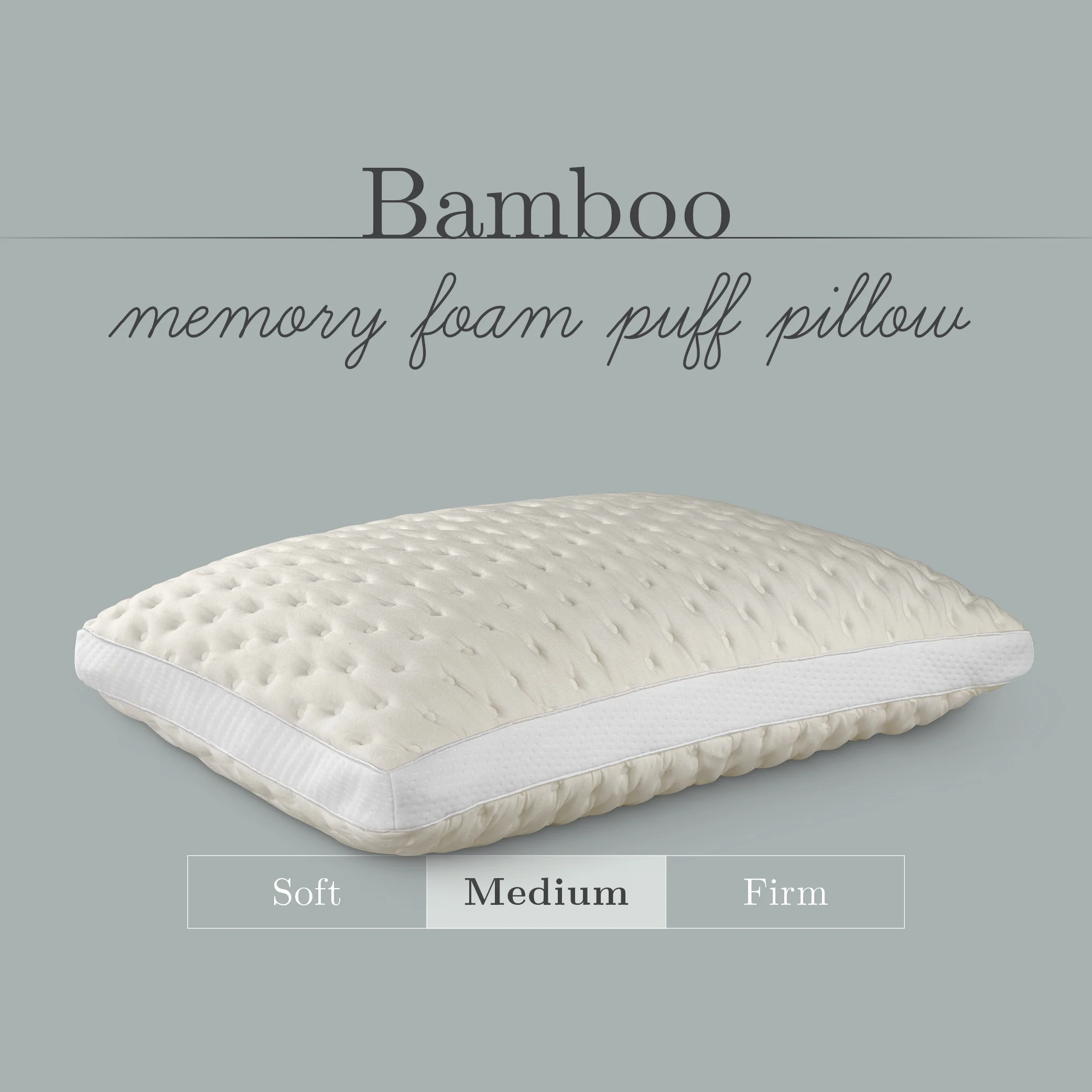 PureCare Bamboo Memory Foam Pillow - Image 3