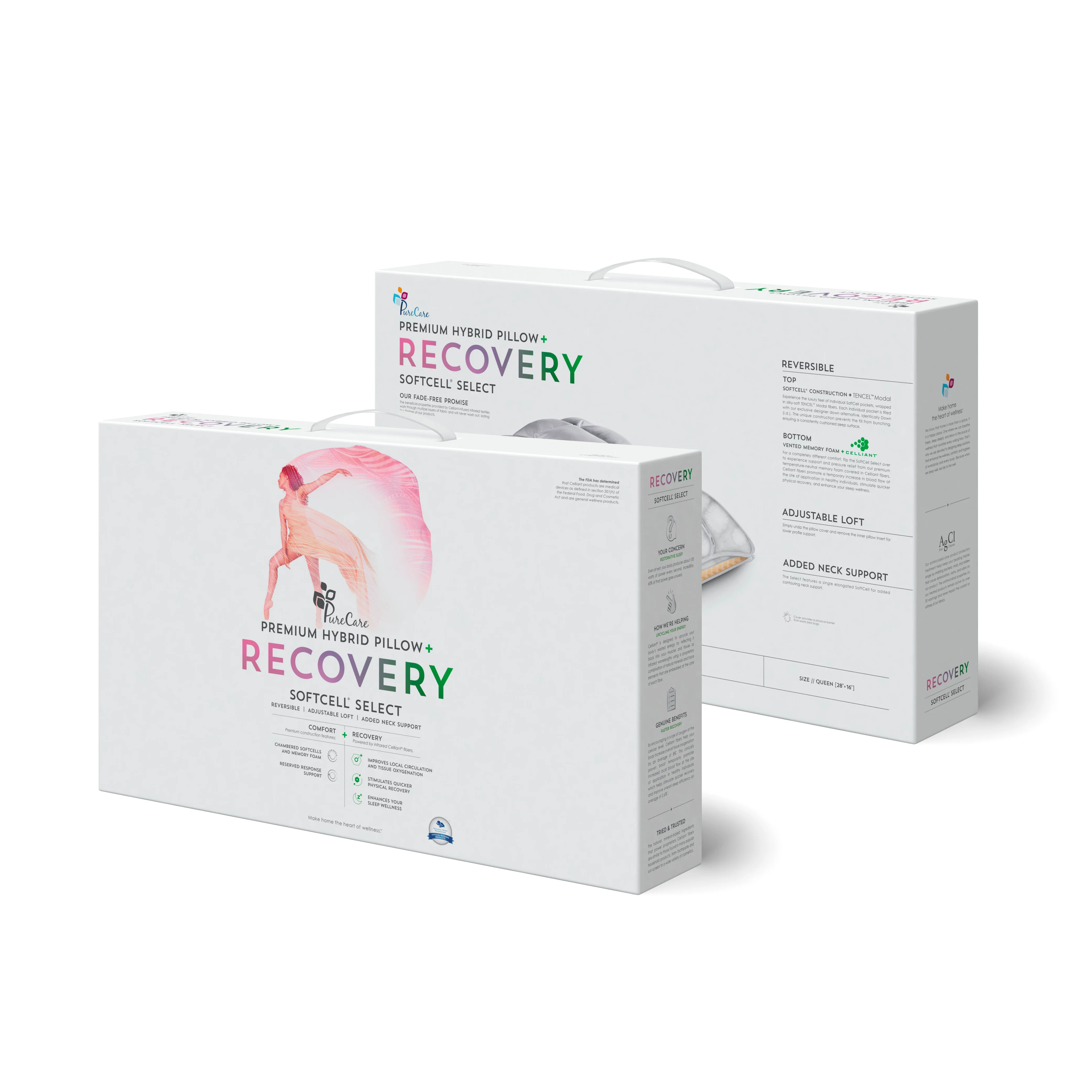 PureCare SoftCell Select Pillow | Adjustable & Antibacterial - Image 5