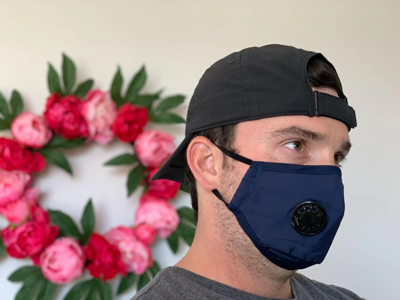 Final Sale: Reusable Cotton Face Mask with Valve & Carbon Filter - 2 Pack - Image 6