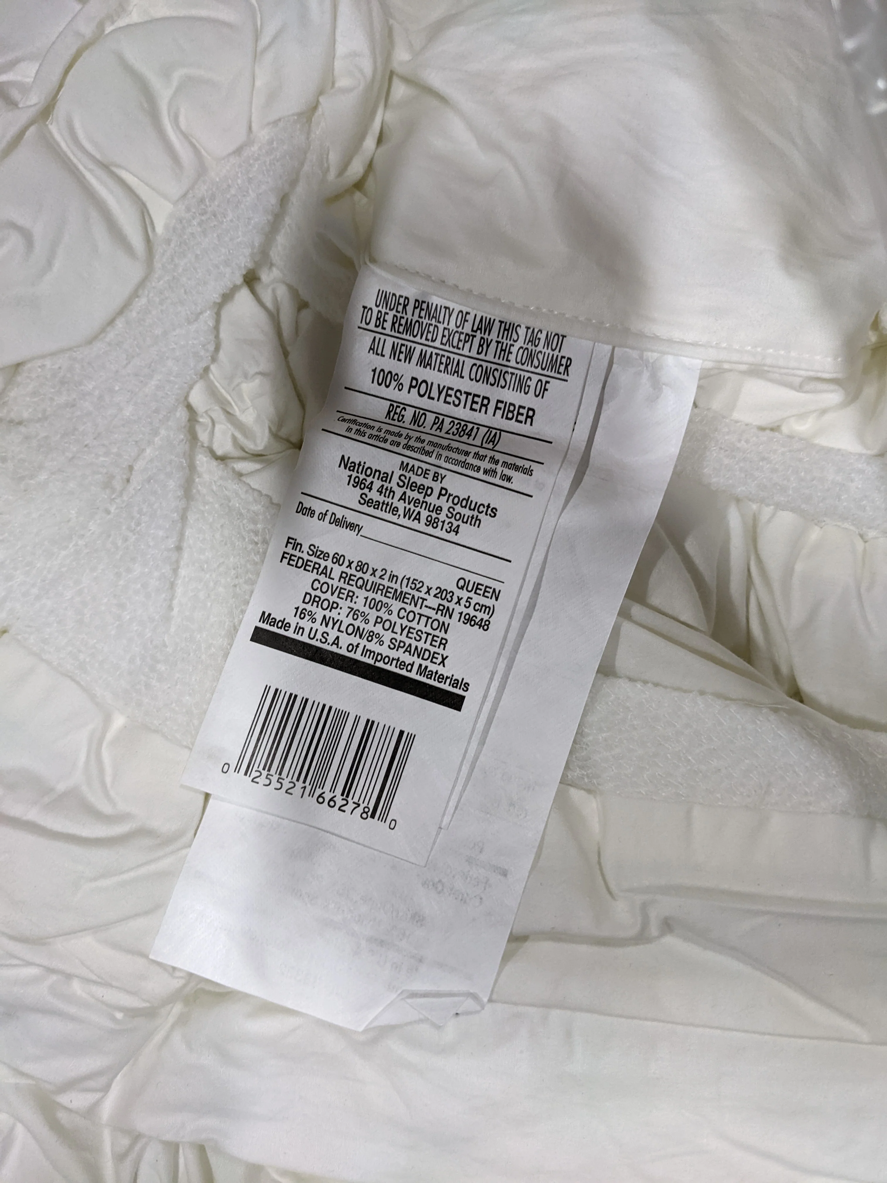 Final Sale: Restful Nights Innova Fiber Bed | Ultra Lofty Mattress Topper - Image 3