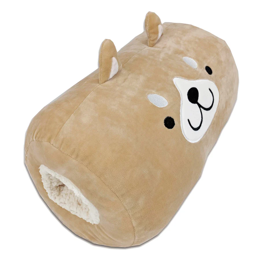 Smiling Dog Face Muff | Milo The Dog Fun Hand Warmer Pillow - Image 2