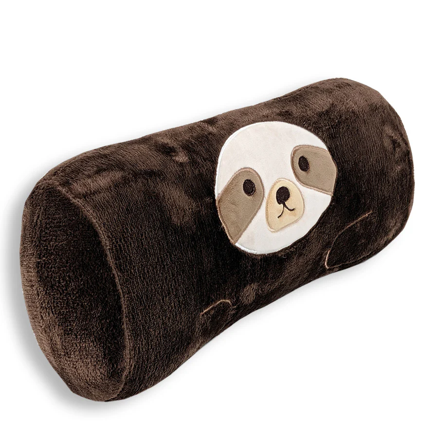 Squishy Sloth Face Cylindrical Pillow | Libby The Sloth - Image 2