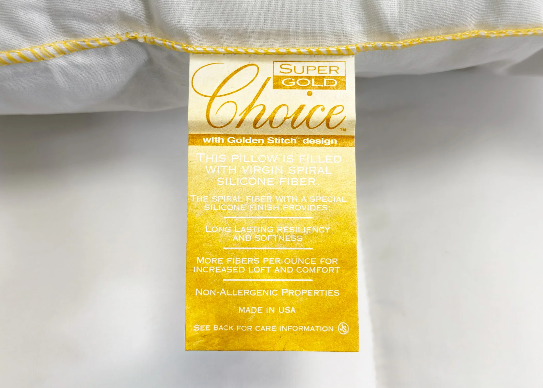 JS Fiber Super Gold Choice Pillow | Heavyweight - Image 7